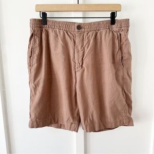 H&M brown linen short
